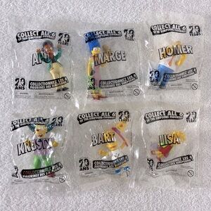 The Simpsons 20th Anniversary 2009 KFC Collectible Figurine Set
